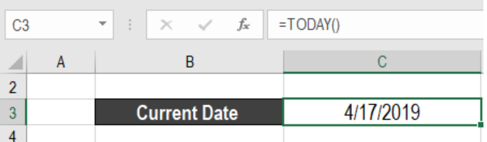 Insert Current Date In Excel That Updates Operfvegas