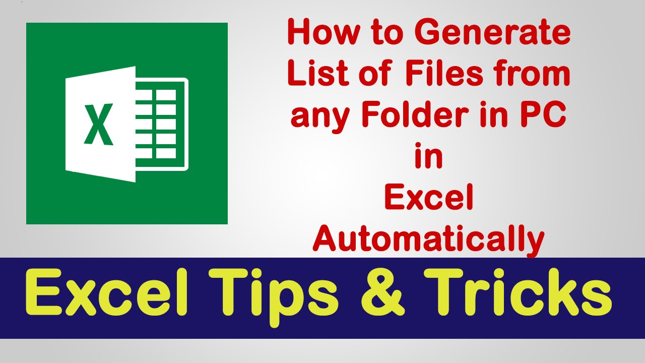 Instantly Create Folders Directly From List In Excel Excel Tricks