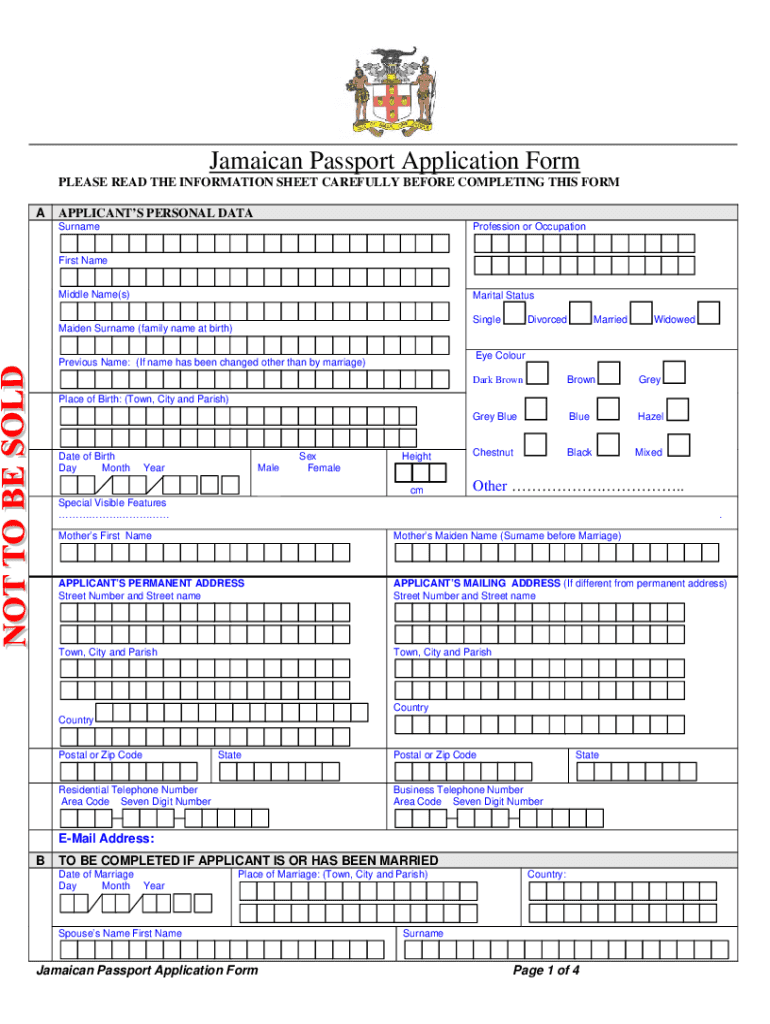 Jamaican Passport Application Step By Step Instructions