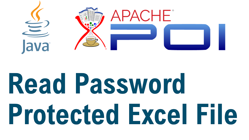 Java Read Password Protected Excel File Using Apache Poi