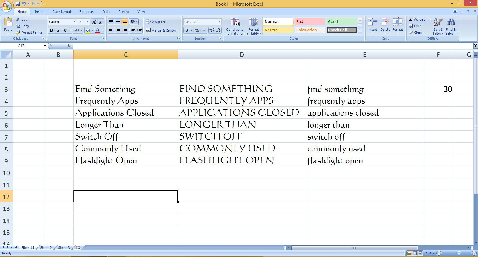 Learn New Things How To Change Small Letter To Capital Letter In Ms