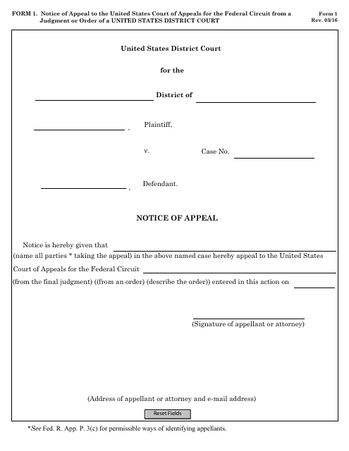 Lee S Summit Missouri Notice Of Appeal United States District Court