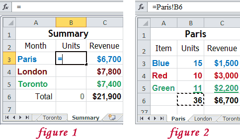 Linking Worksheets In Excel Workbook