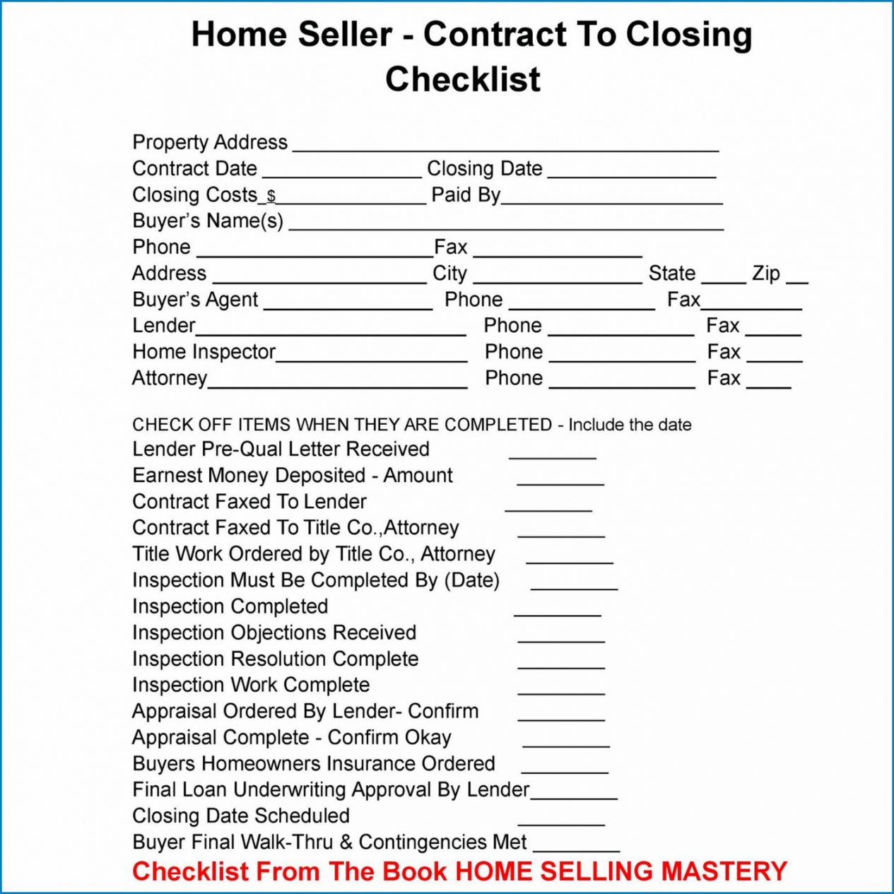 Listing Management Checklist Real Estate Assistant Real Estate Career