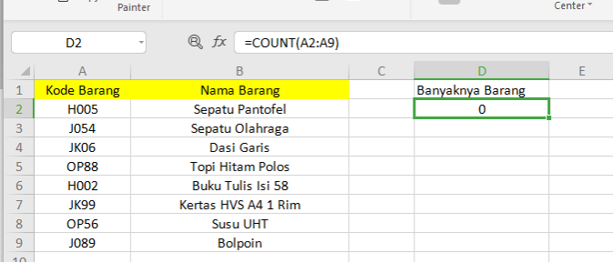 Manfaatkan 5 Rumus Excel Dasar Count Untuk Pengolahan Data