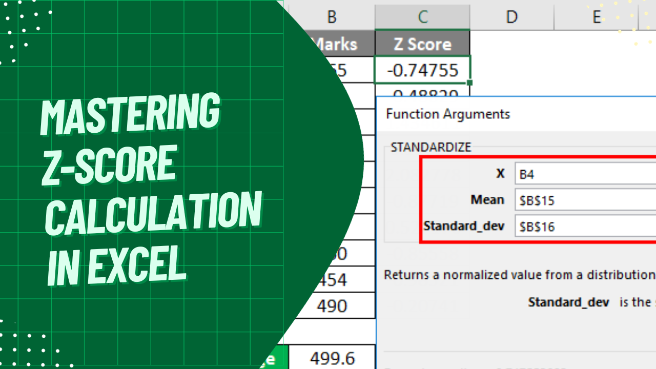 Mastering Z Score Calculation In Excel A Step By Step Guide Earn Excel