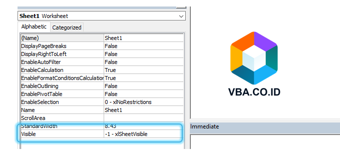 Menyembunyikan Worksheet Vba Co Id