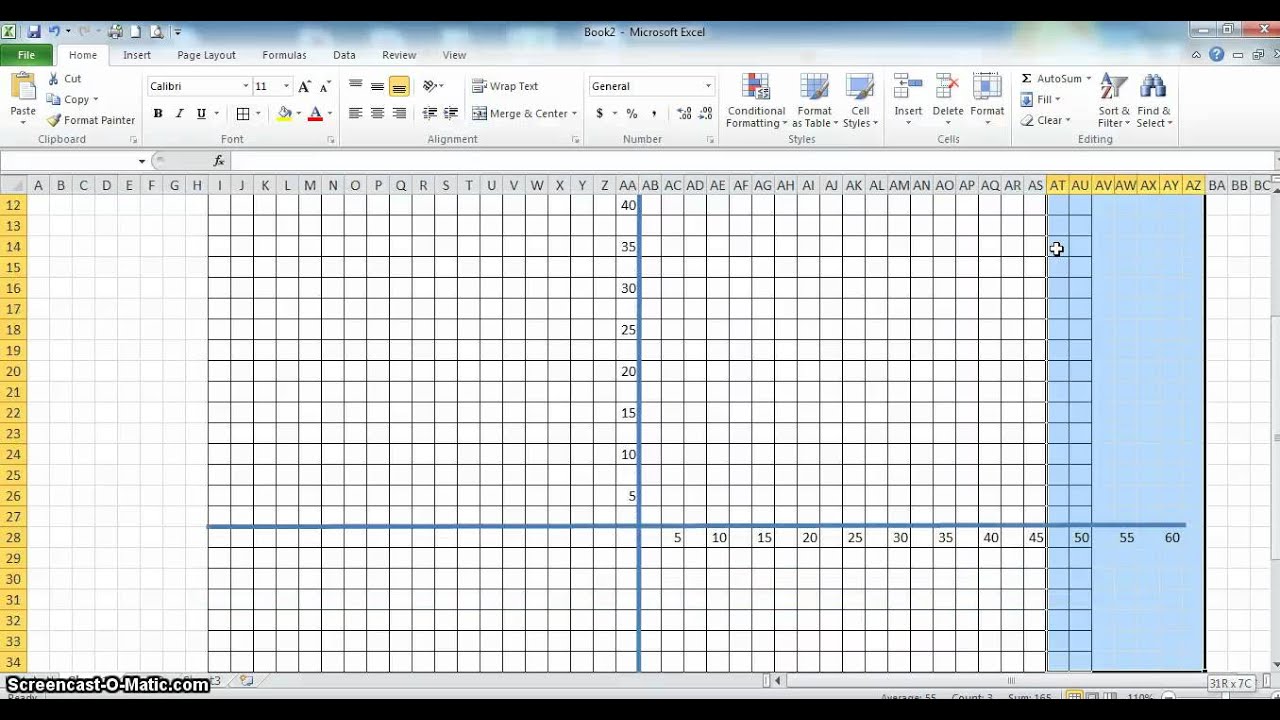 Microsoft Excel 03 Cartesian Coordinate Venn Diagram Youtube