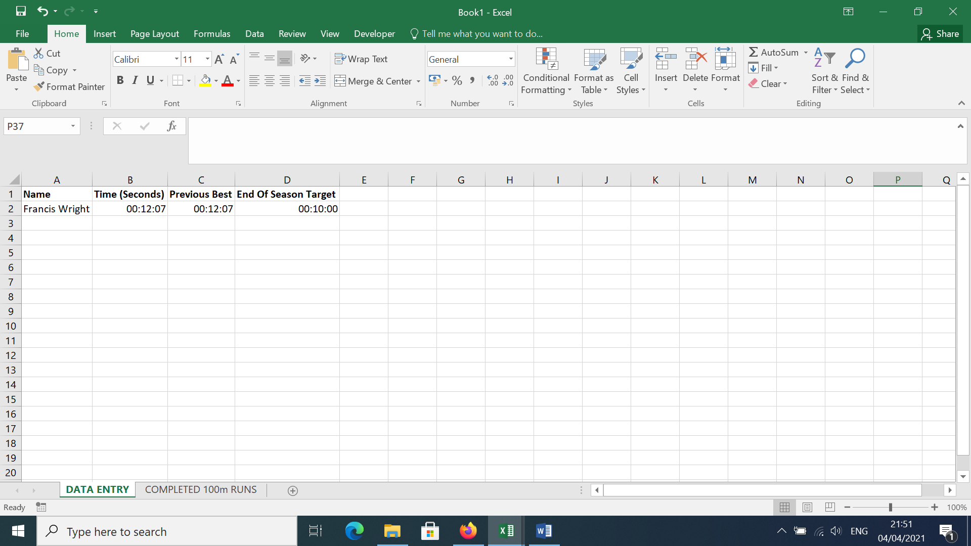 Microsoft Excel Compile A List In One Worksheet Using Data Entry From Another Sheet On Same