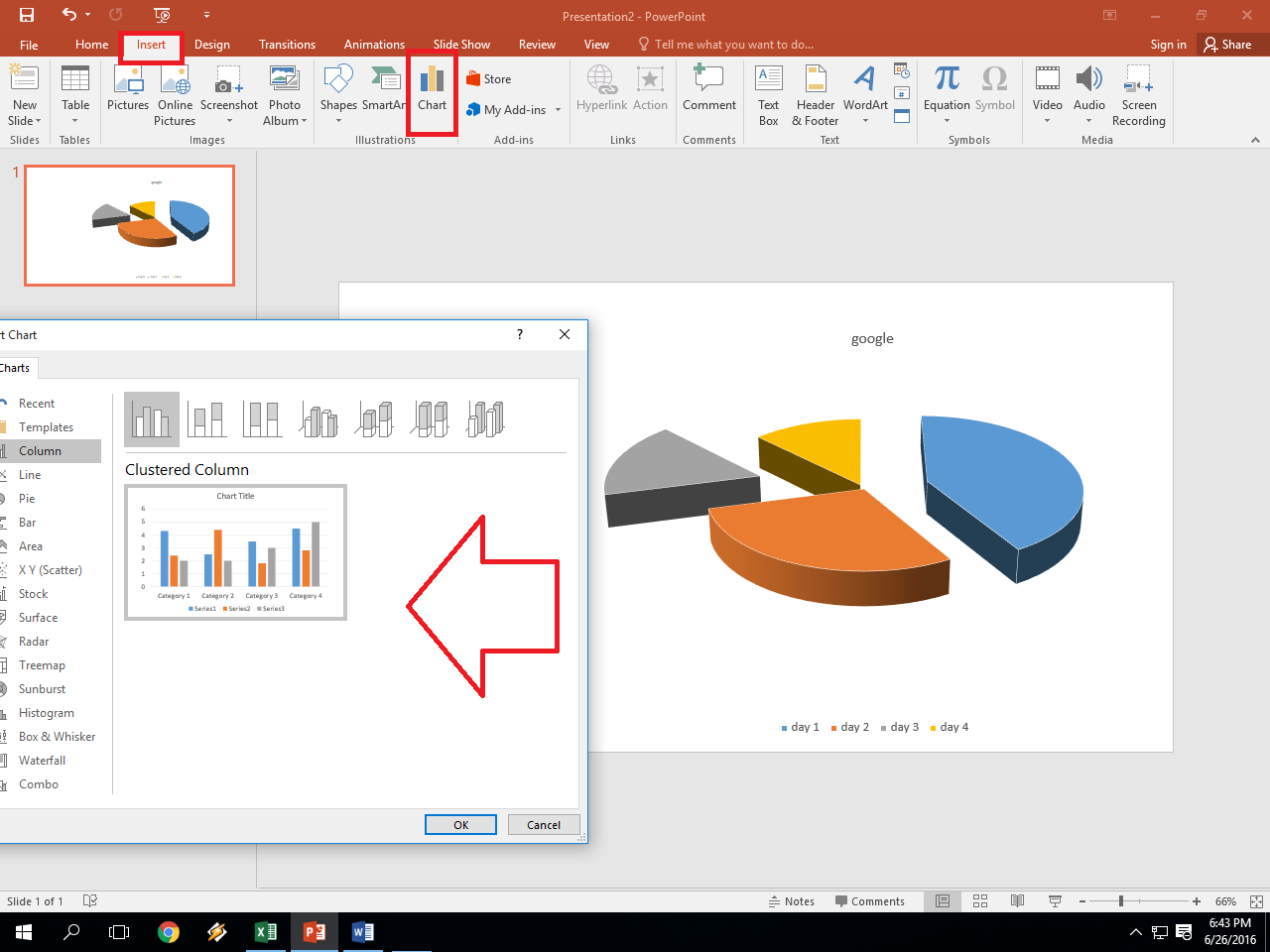 Microsoft Excel Easy Way To Create A Chart In Kokocomputers