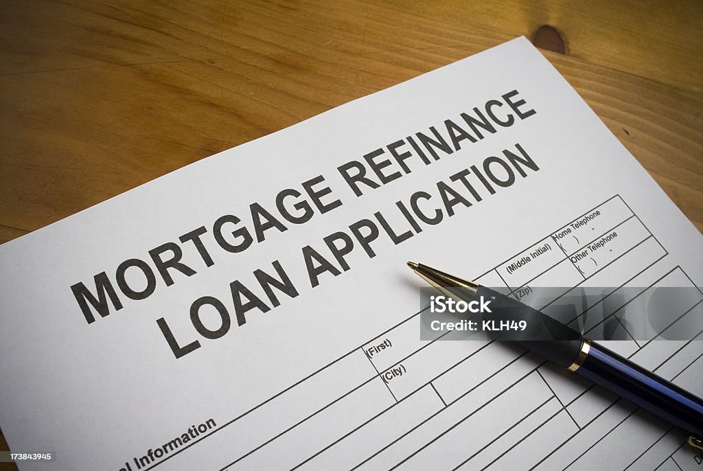 Mortgage Refinance Loan Application Stock Photo Download Image Now