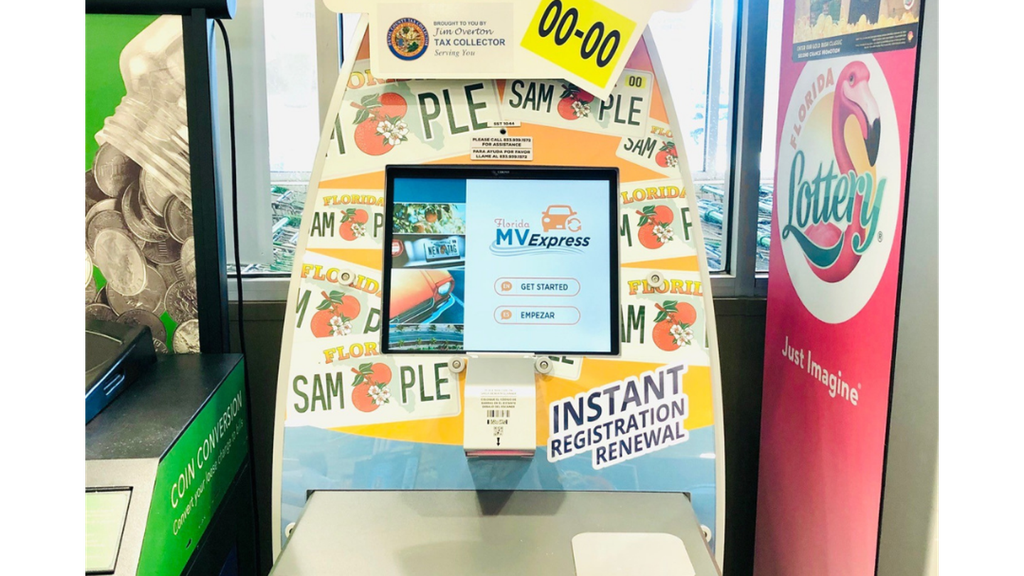 Need To Renew Your Vehicle Tag Instant Renewal Kiosks Available At Some Duval Publix Locations