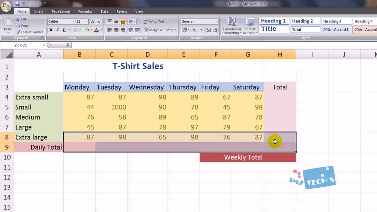 Organize Your Excel Sheet Youtube