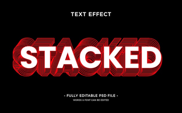 Premium Psd Duplicate Text Effect