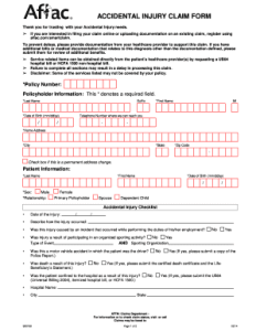 Printable Aflac Forms