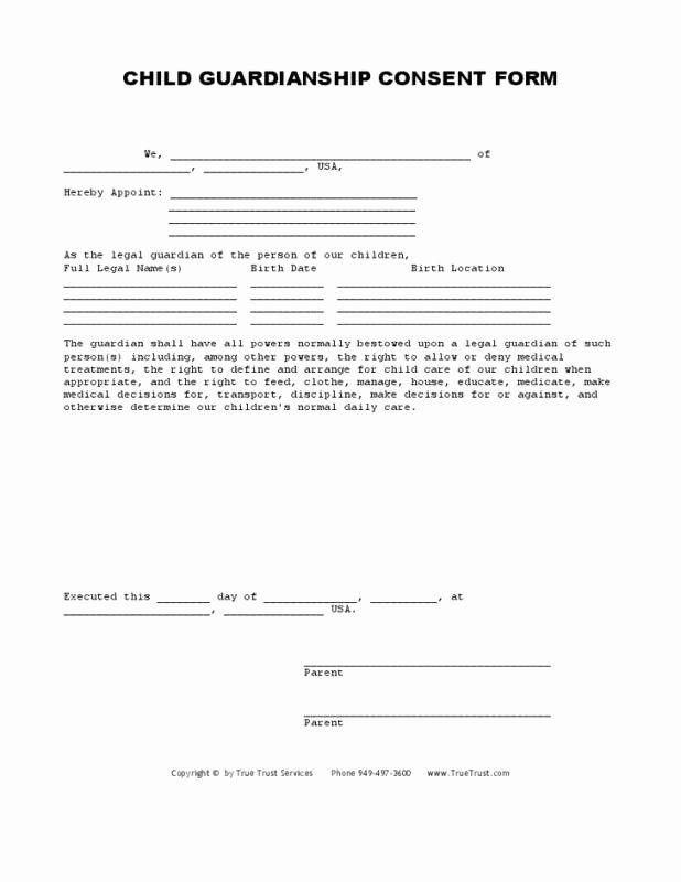 Printable Child Guardianship Forms In Case Of Death Airslate Signnow