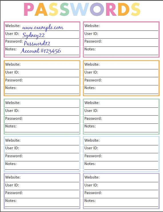 Printable Password List Room Surf Com