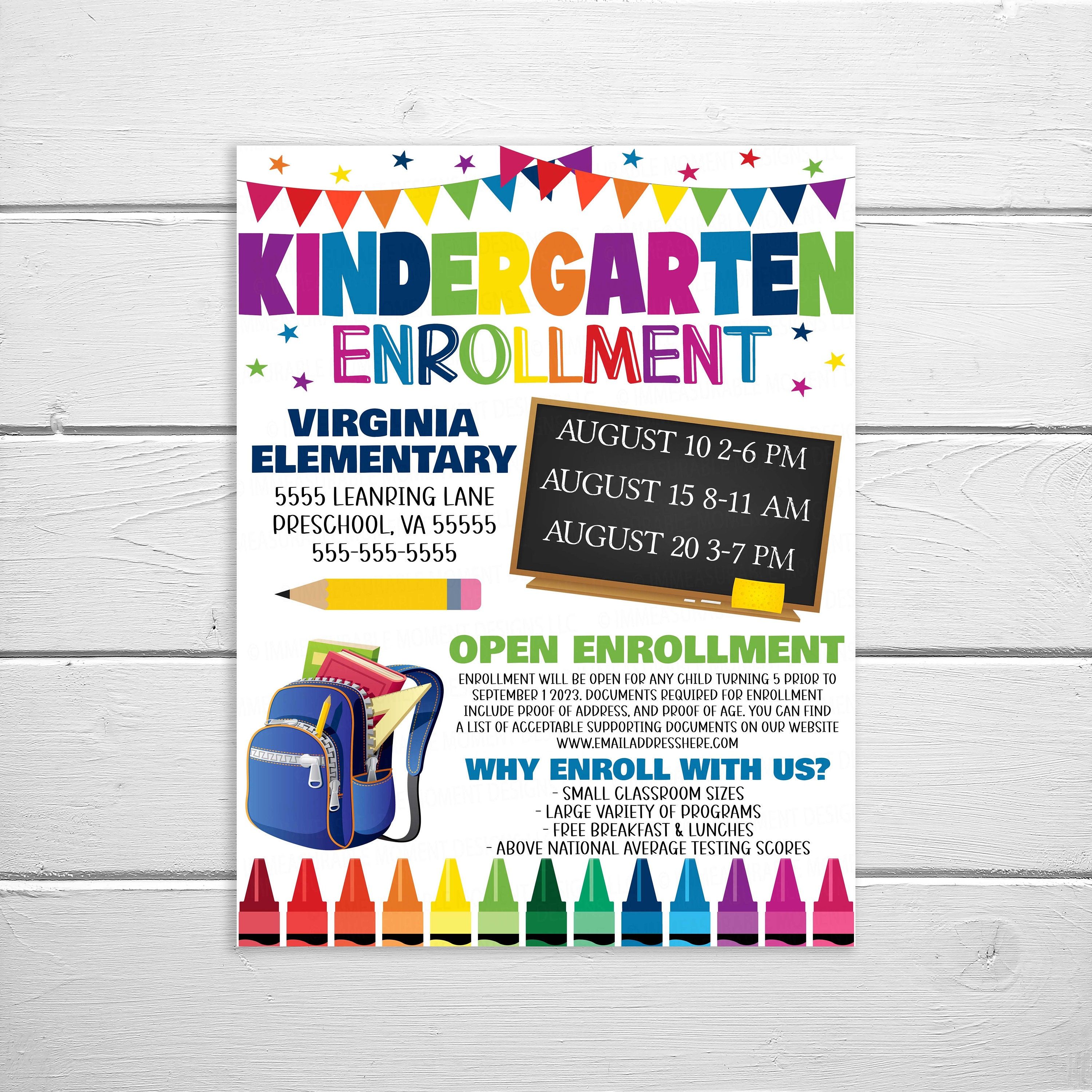 Priority Kindergarten Registration