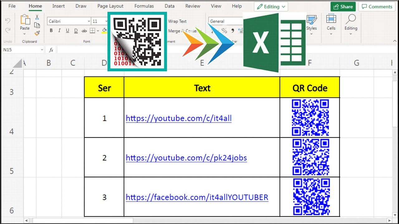 Qr Code Excel