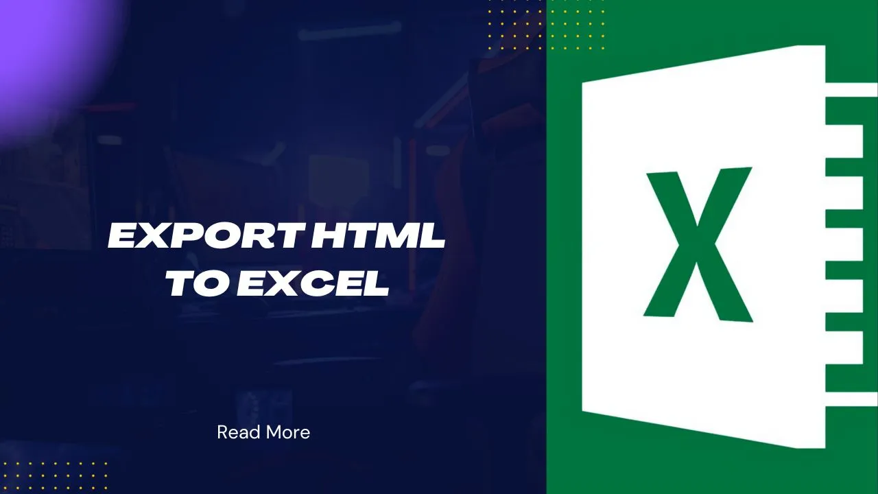 Reacthtmltabletoexcel Export Html To Excel