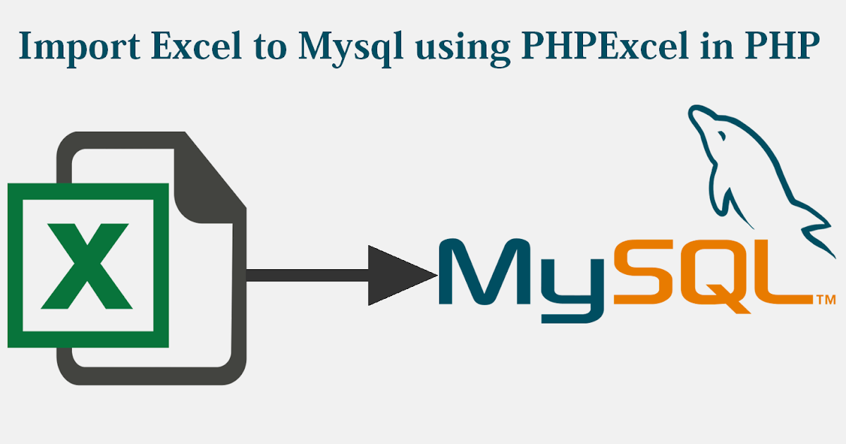 Read Excel Data And Insert Into Mysql Database Using Php Webslesson