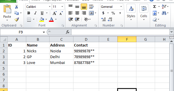 Read Excel File Using C Best Practice With Example Guruji Point