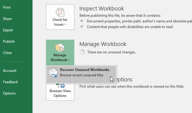 Recover Document In Excel What Is Document Recovery In Excel