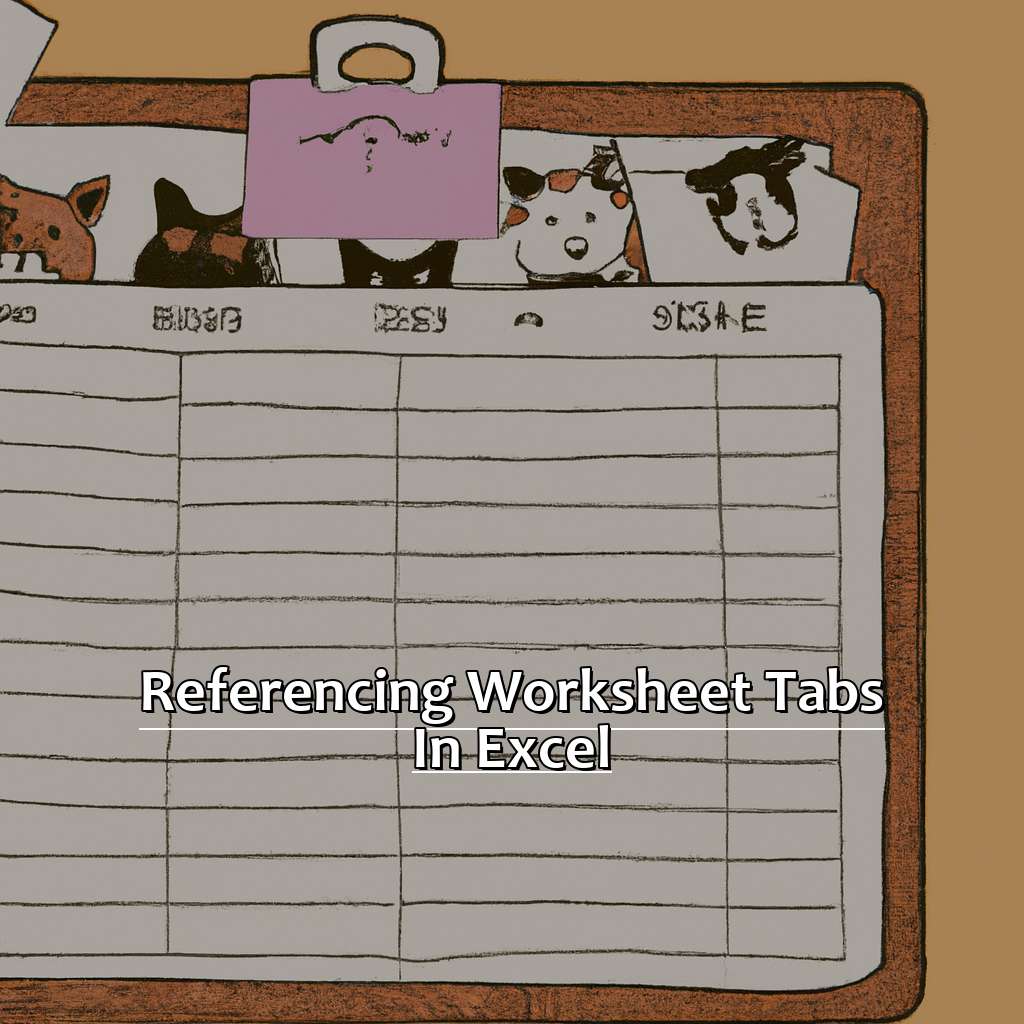 Referencing Worksheet Tabs In Excel