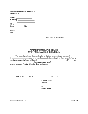 Release Of Lien Form Florida Fill Out Sign Online Dochub