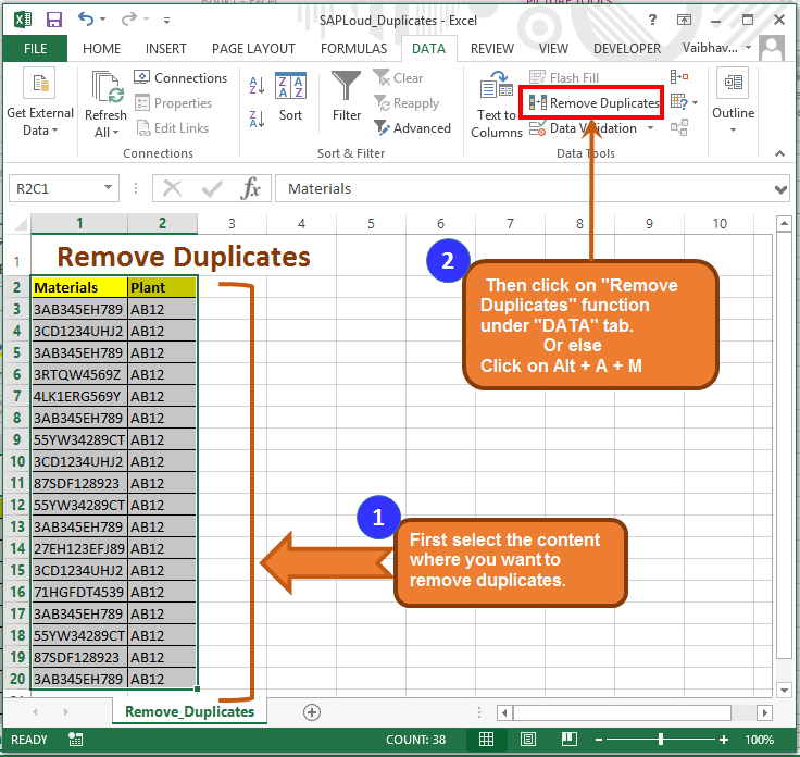 Removing Duplicates In An Excel Sheet Using Python Scripts Mobile