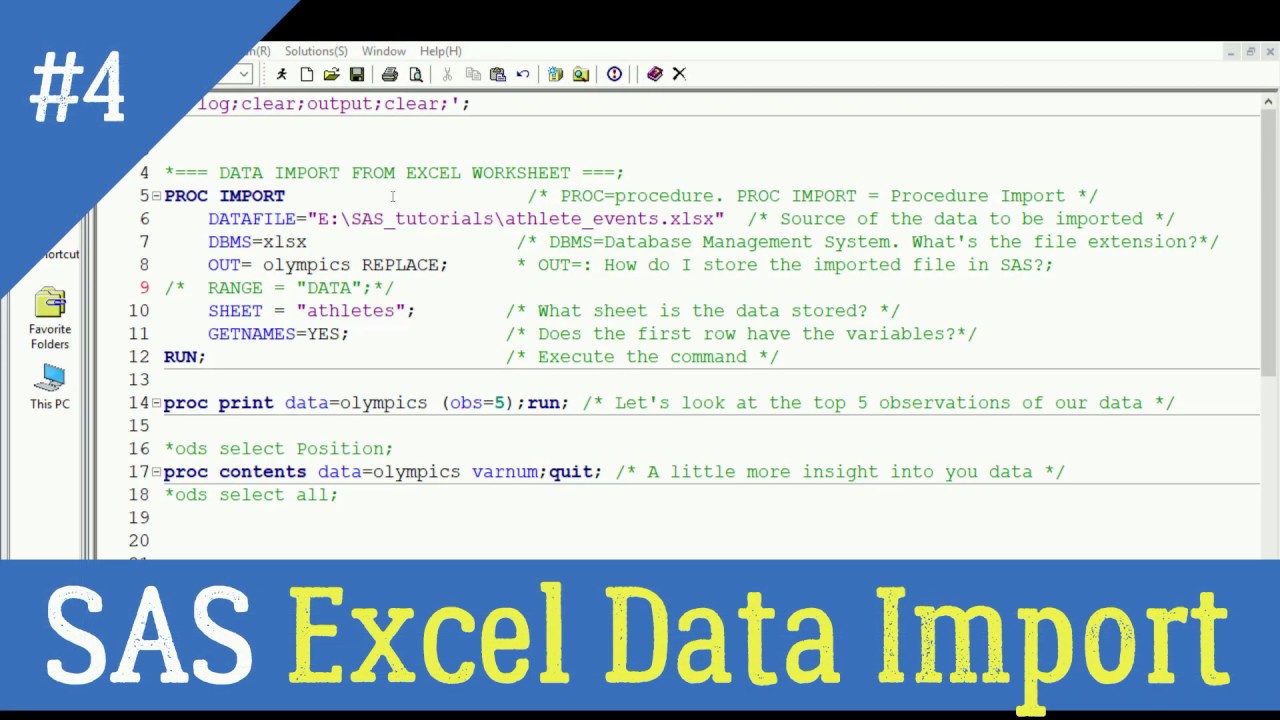 Sas Import Multiple Excel Sheets The Fastest Way Youtube