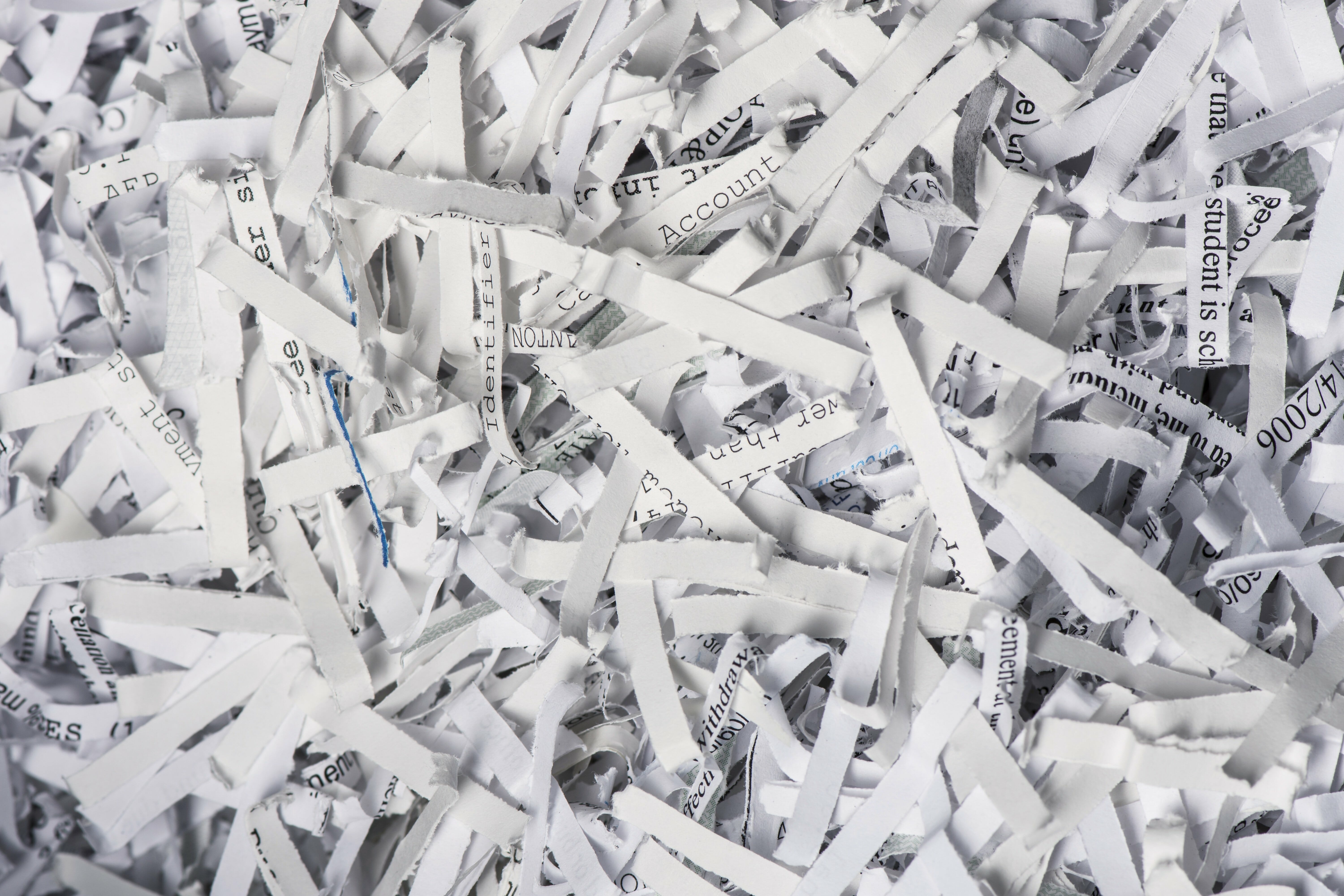 Secure Paper Shredding Services By Trueshred Document Destruction Shredding Service Shredded