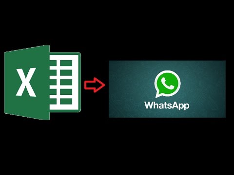 Send Whatsapp Message From Ms Excel Vba Macro Youtube