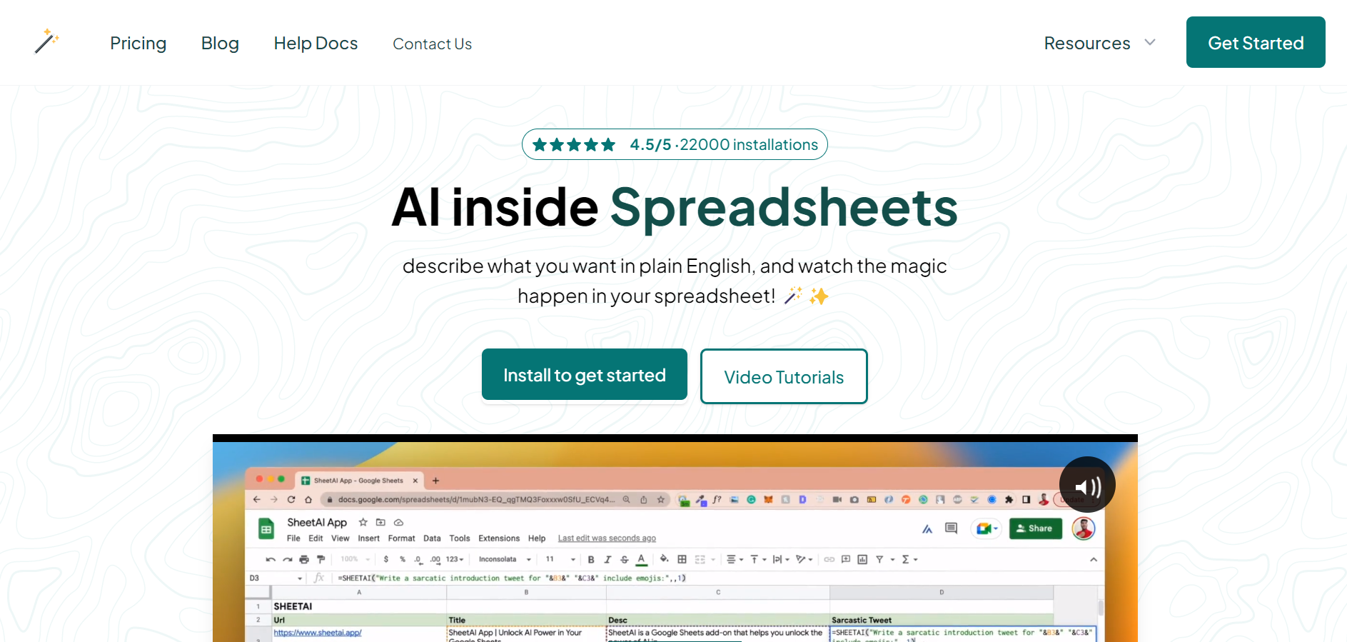 Sheetai App Google Sheets Excel Formulas From Text With Ai