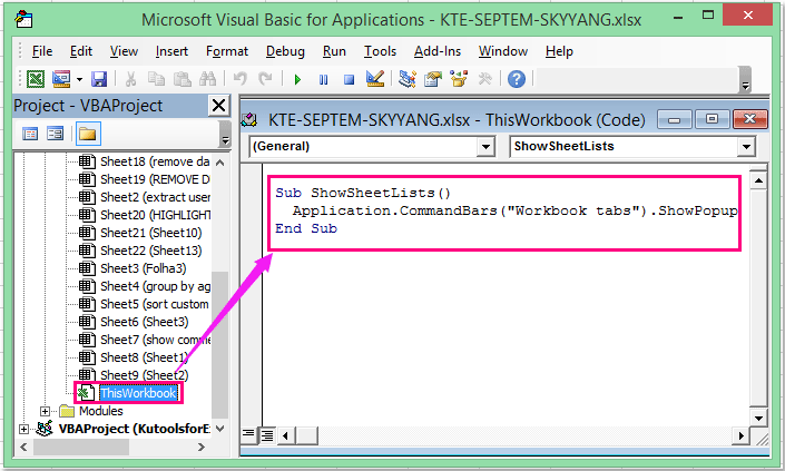 Show Worksheet Tabs In Excel Vba Must Check