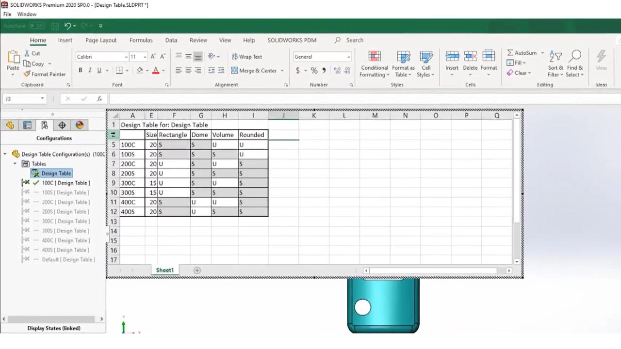 Solidworks Insert Design Table Assembly Brokeasshome Com