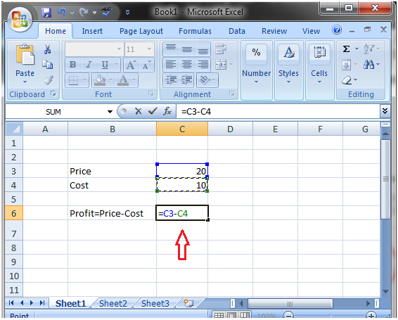 Subtract Numbers In Excel Using Formula And Functions