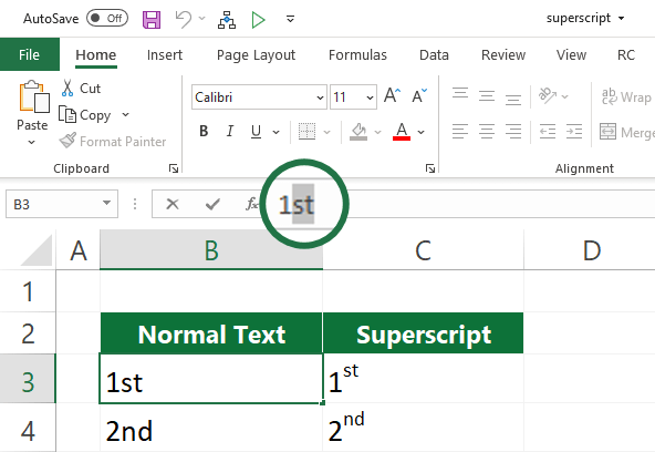 Superscript In Excel Examples How To Use Superscript In Excel