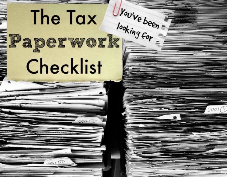 Tax Paperwork Checklist Tri State Cpas