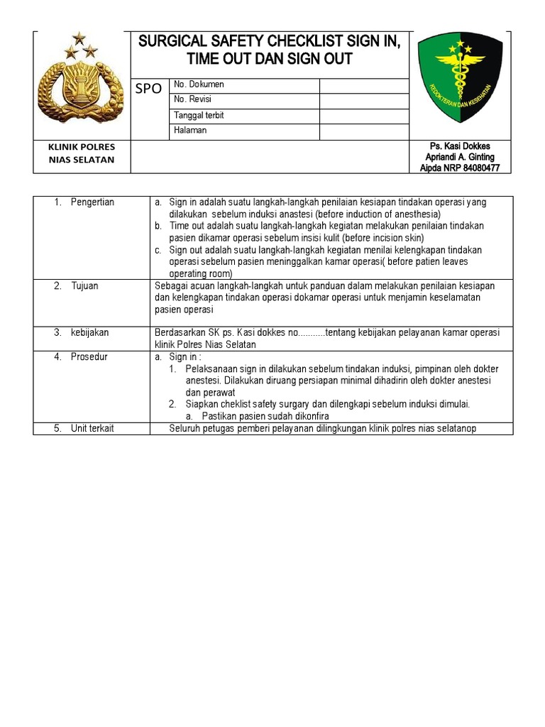 Ten Years Later Surgical Safety Checklist Delivers Better Care For