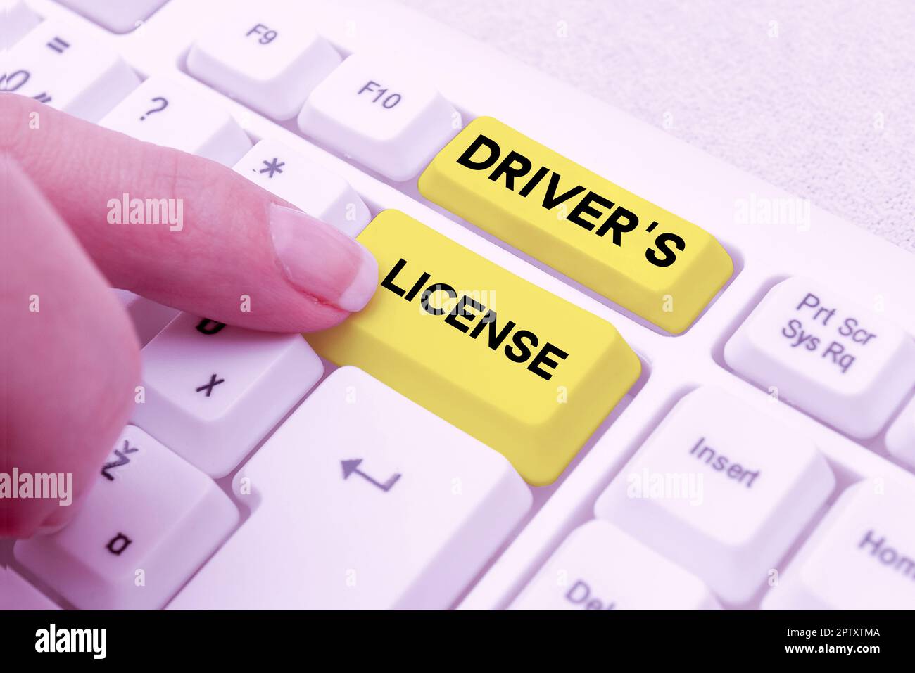 Text Sign Showing Driver S License Conceptual Photo A Document