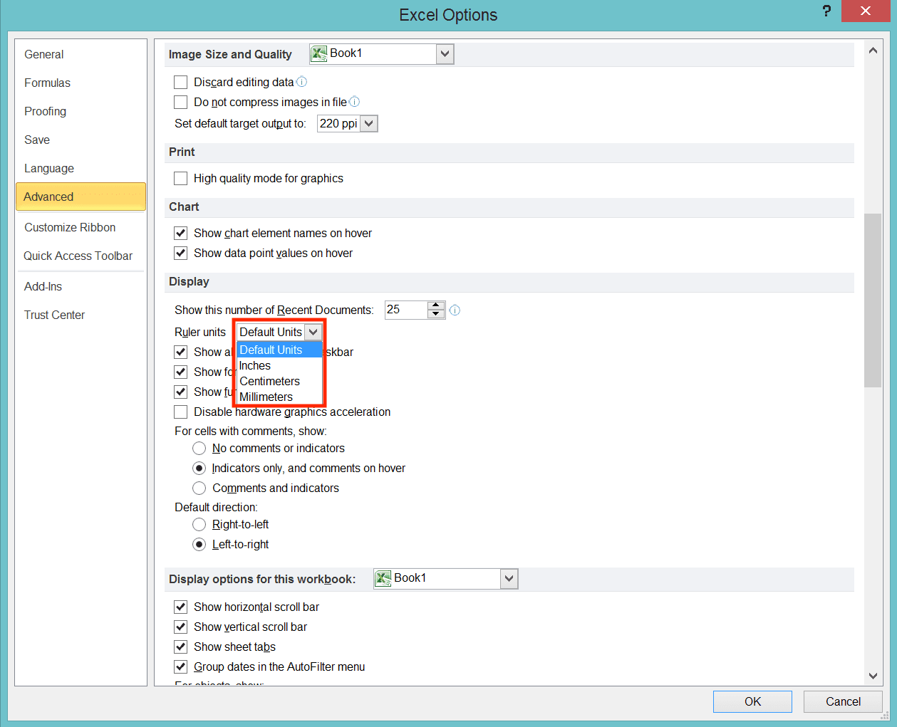 The Steps To Change The Measurement Unit In Excel Are Compute Expert