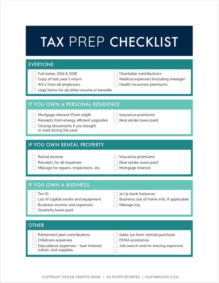 The Tax Preparation Checklist Your Accountant Wants You To Use