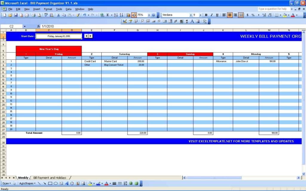 This Event Planner Spreadsheet Template In Excel Has 8 Main Tabs