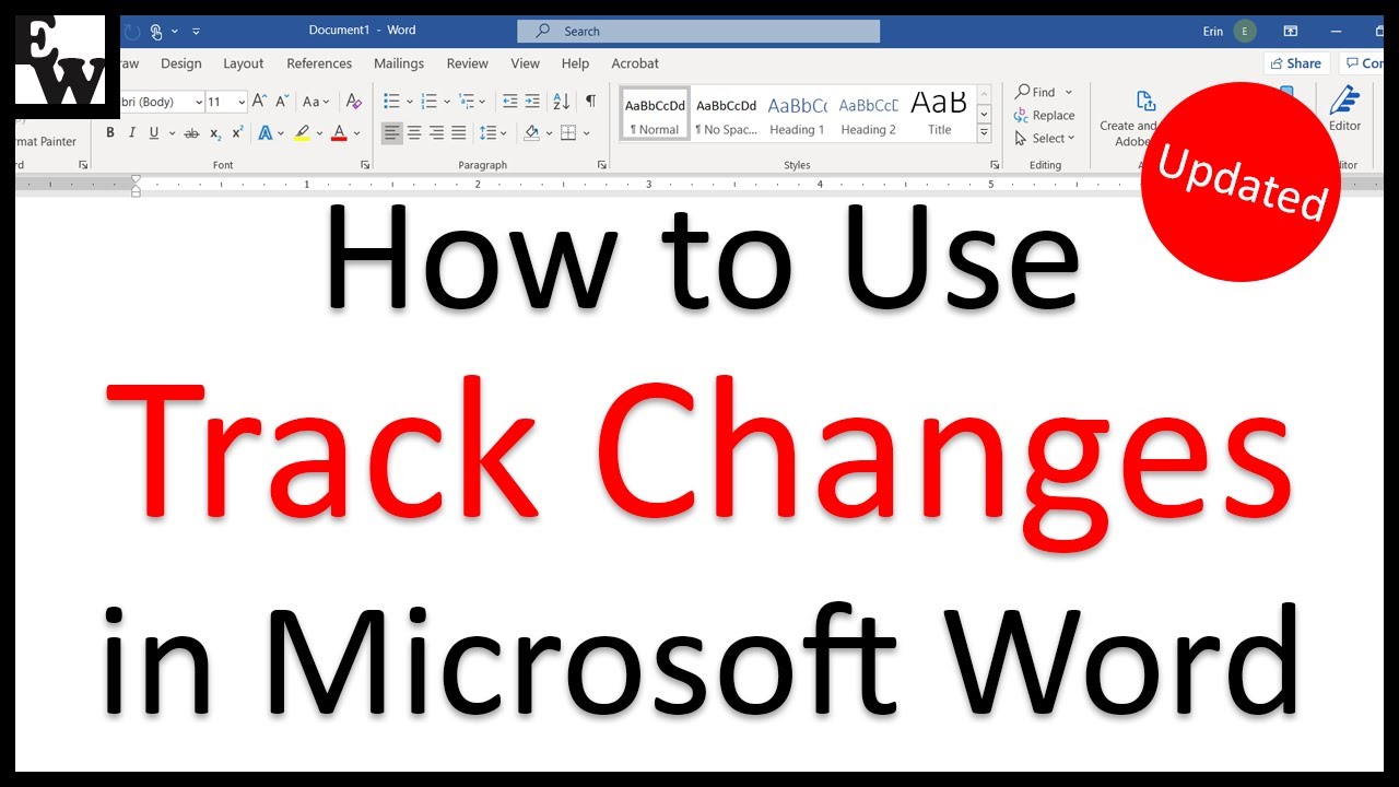 Tracking Changes In Microsoft Excel Youtube