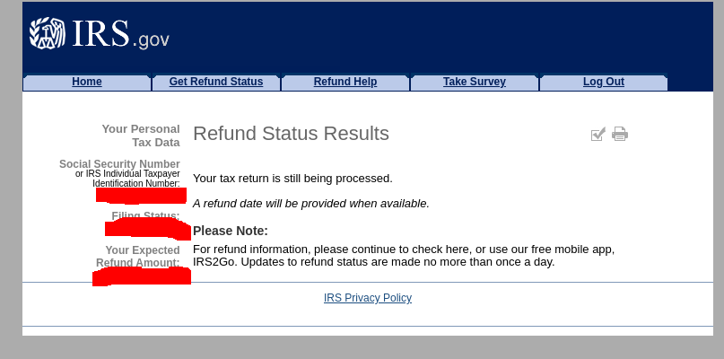 United States Is My Tax Return Refund Unsually Late Personal