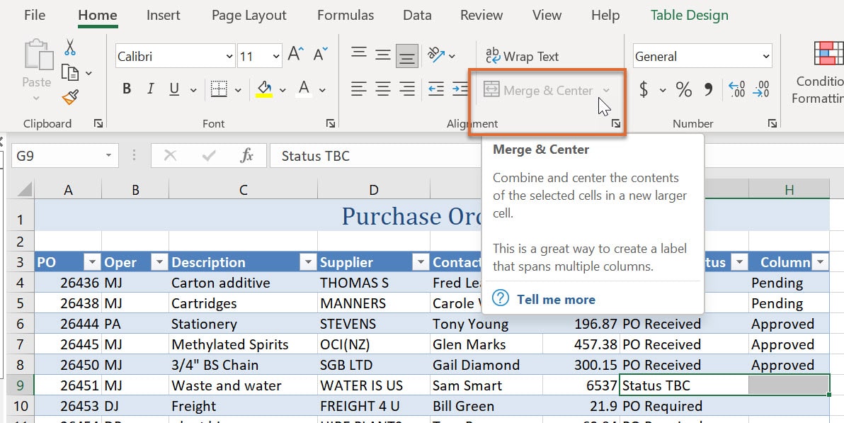 Using Merged Cells In Pivot Table Brokeasshome Com