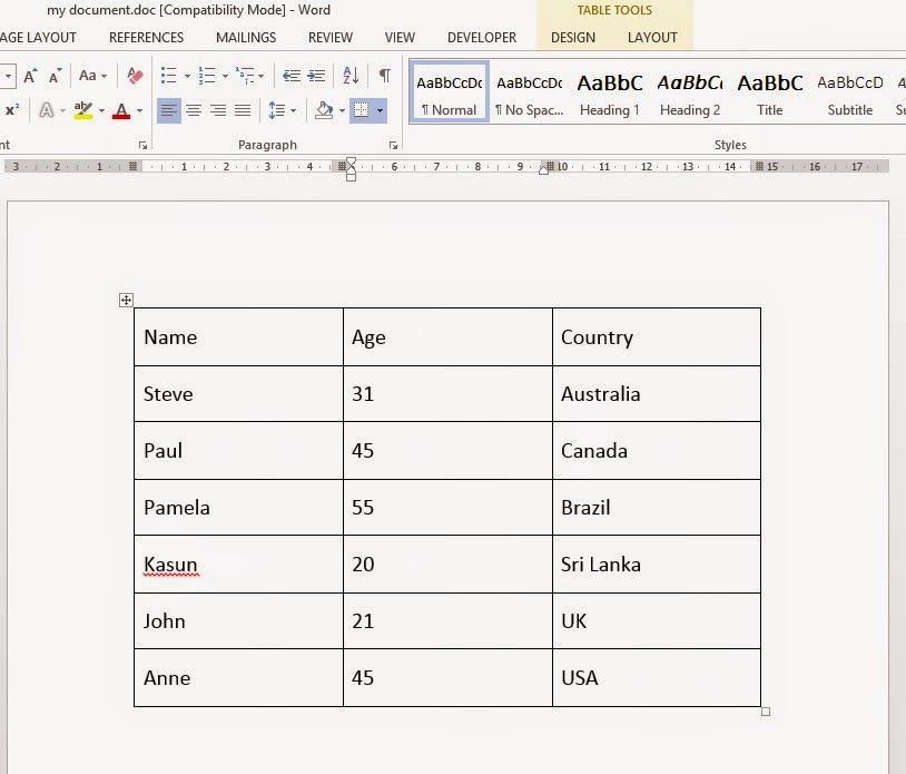 Vba Copy Paste An Image Text Table Excel To Word