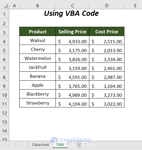 Vba Unprotect Sheet How To Unprotect Sheet In Excel Vba