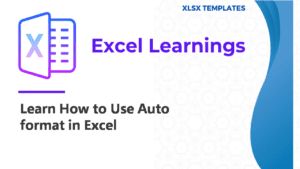 What Is Auto Format Excel